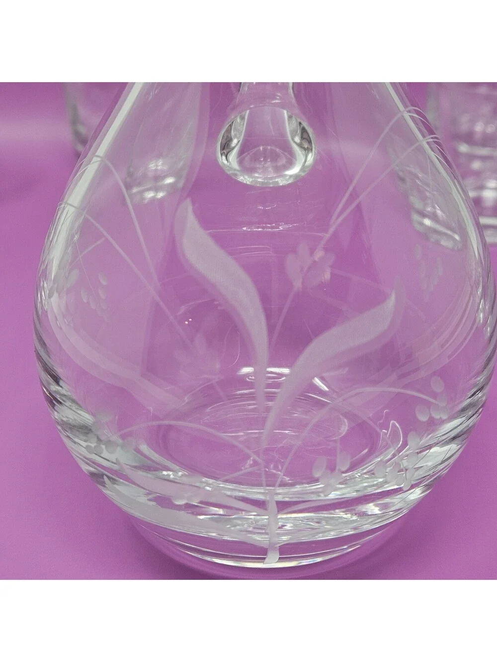 Rare! Kisslinger Rattenberg Tirol Kristallglas Crystal Decanter With 6 Glasses
